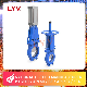  Lug Wafer Flanged Ends Ggg40 Wcb SS304 Bidirectional Knife Gate Valve with Actuator