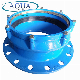  Restrained Flange Adaptor for PE Pipe with Brass Grip Big Size DN400
