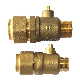  Brass Corporation Stop Valve with Compression Fitting