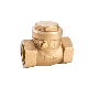 Factory Supplier Water Use Forged Brass Non Return Swing Horizontal Check Valve with Female Thread