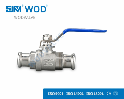 Best Selling Plumbing Materials Stainless Steel 2PC Press Full Port Ball Valve