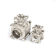  Stainless Steel Three Piece High Platform Ball Valve Welded Industrial Pneumatic Valve Made in China