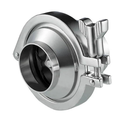 SS304 316 Stainless Steel Sanitary Trip Clamp Check Valve for Food Beverage