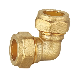 OEM&ODM Brass Forged Male Thread Compression Fitting Equal Brass Elbow