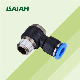 Low Price Reliable Chinese Supplier Pneumatic Tube Connectors Push in Air Fitting manufacturer