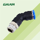 Pneumatic Parts Quick Connector 45 Degree Angle Elbow Male Thread Air Fitting