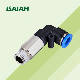 Quick One Touch Connection Male Thread Long Elbow L Type Pneumatic Fittings manufacturer