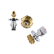 Water Brass Shut-off Control Ball Valves for Toilet Hot &Cold Water Use