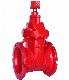 4′′ DN100 FM UL Approved Fire Protection 300psi Nrs Gate Valve with Mechanical Joint End Piv