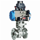 Pneumatic Actuator Control Floating Ball Valve with Solenoid Valve Standard Pn16 Medium Temperature General