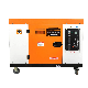 United Power 6000W-6400W 15HP 100% Copper Four Stroke Three Pahse E-Start Portable Emergency Silent Diesel Generator