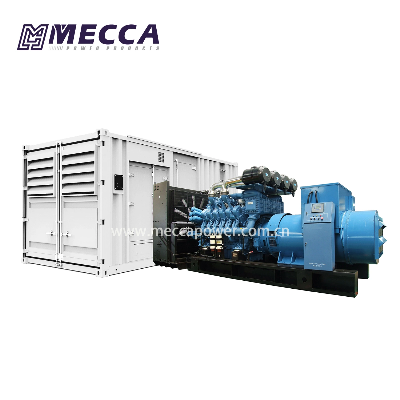 2400kw Brushless Alternator Mtu Diesel Electric Generator for Power Plant