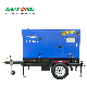 80kw/100kVA Electric Diesel Power Mobile Trailer Generator with Perkins Engine 1104c-44tag2