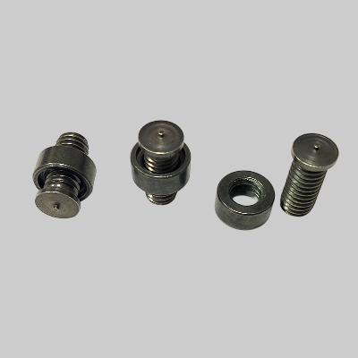 Custom Fastener Physical Hardening Metal Round Flat Head Spot Welding Machine Combine Screw