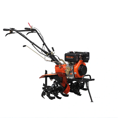 178f Diesel Cultivator Two Wheel Power Mini Tiller 6HP Walking Tractor