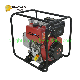  186f 4inch Portable Diesel Water Pump with Aluminum Connector