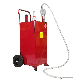  30 Gallon Portable Fuel Transfer Gas Can Caddy Storage Gasoline Tank Red