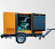 100kVA/80kw Mobile Trailer Type Diesel Generator with Automatic Transfer manufacturer