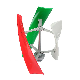  Hot Sale 220V/240V/380V Turbine Power for Residential 10000W Vertical Wind Generator for Farm Gainjoys 2023