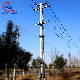 400kv Hot DIP Galvanized Powder Coated Power Transmission Tower Double Circuit Steel Tower