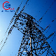  Certificated Galvanized Q345 33kv Transmission Line Double Circuit Steel Tower