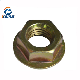 Carbon Steel /Color Zinc Plated Hex Flange Nuts (DIN6923) manufacturer