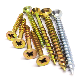  Manufacturer Yellow Zink Plated Countersunk Pozi Head Chipboard Screws