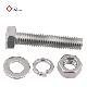  Chinese Factory Price Fastener Hardware Grade 8.8 Stainless Steel Carbon Steel DIN931 DIN933 Hex Head Nut and Bolt