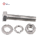 Chinese Factory Price Fastener Hardware Grade 8.8 Stainless Steel Carbon Steel DIN931 DIN933 Hex Head Nut and Bolt