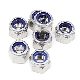  China Factory Wholesale DIN985 Stainless Steel Lock Nut Nylon Insert Lock Nut Self-Locking Hexagon Lock Nuts Made in China Fasteners