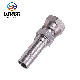  Swaged Reusable Galvanized or Stainless Steel Adapter Metric Hydraulic Hose Fitting (NPT JIC SAE BSP METRIC ORFS)