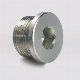  Customized Stainless Steel Solid Nut for Hydraulic Hose Fitting