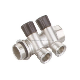  Hot Selling Brass Liner Manifold with Stop Valve