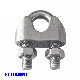  China Manufacturer of Galvanized Rigging DIN741 Wire Rope Clamp with High Tensile