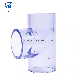  UPVC Plastic Transparent Tee with DIN Standard Fitting
