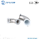  Sanitary Mirror Polishing Tube Pipe Fitting PTFE Lined Stainless Steel Elbow
