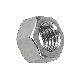 316 Stainless Steel Hex Jam Nut, Plain Finish, ASME B18.2.2