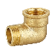  90degree Brass Plumbing Male Female Thread Elbow Connector Pipe Fitting for Water