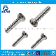 Stainless Steel Pan Head Screw, Cross Recess Machine Screws with Cross Recess GB818