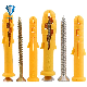  Hot Selling Plastic Concrete Expansion Anchors Bolt with Drywall Screws Wall Plug