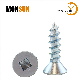 #6 #8 #10 Inc Plated Flat Head Square Drive Bright Zinc Plated Self Tapping Wood Screw Multipurpose Screw