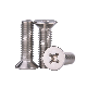 Stainless Steel Flat Head Cross Slot Machine Screws for Marine Fastening