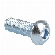  Zinc Plated 8.8, 10.9 Grade Steel ISO7380 Machine Screws for Furniture Installation