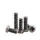  Titanium Alloy Machine Screw, Round Head Cross Recess Screw