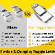  Industrial Stainless Steel Hardware Flexible & Damping Toggle Latch for Medical Devices with Lockhole Buckle Hasp