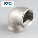 Stainless Steel BS 3799 Sch 10s 90 Degree Sand Blasting Threaded Fittings Elbow Bend Used in Pipeline Transportation