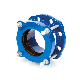  ISO2531 Ductile Cast Iron Pipe Fittings Fusion Bonded Epoxy Wide Range Flange Adaptor