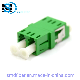 Single Mode LC/APC Duplex Plastic Fiber Optic Adapter Without Flange