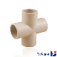  China Supplier ASTM D2846 Standard Water Supply Plumbing Fittings CPVC Pipe Fittings CPVC Cross Tee CPVC Tee