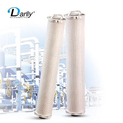 Nominal Rated Polypropylene High Flow Pleated Water Filter 1 Micron / 5 Micron 40" / 60" Length